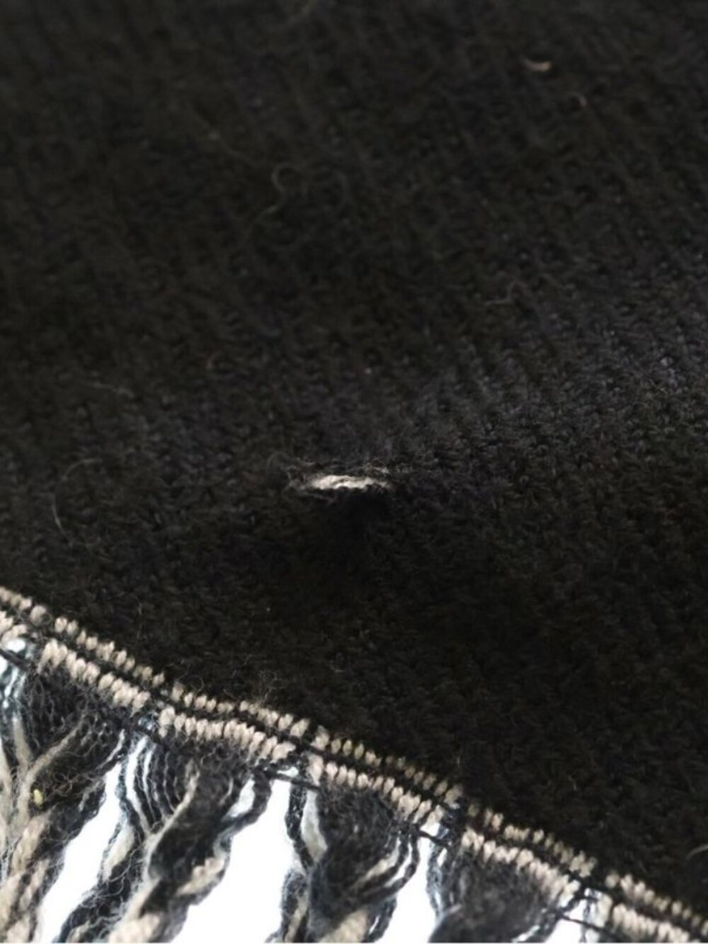 Louis Vuitton LV Essential Monogram All Over Logo Shawl Black - Picture 4 of 6